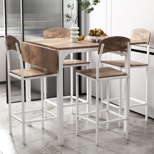 Paproos 5 Piece Dining Table Set, LJC