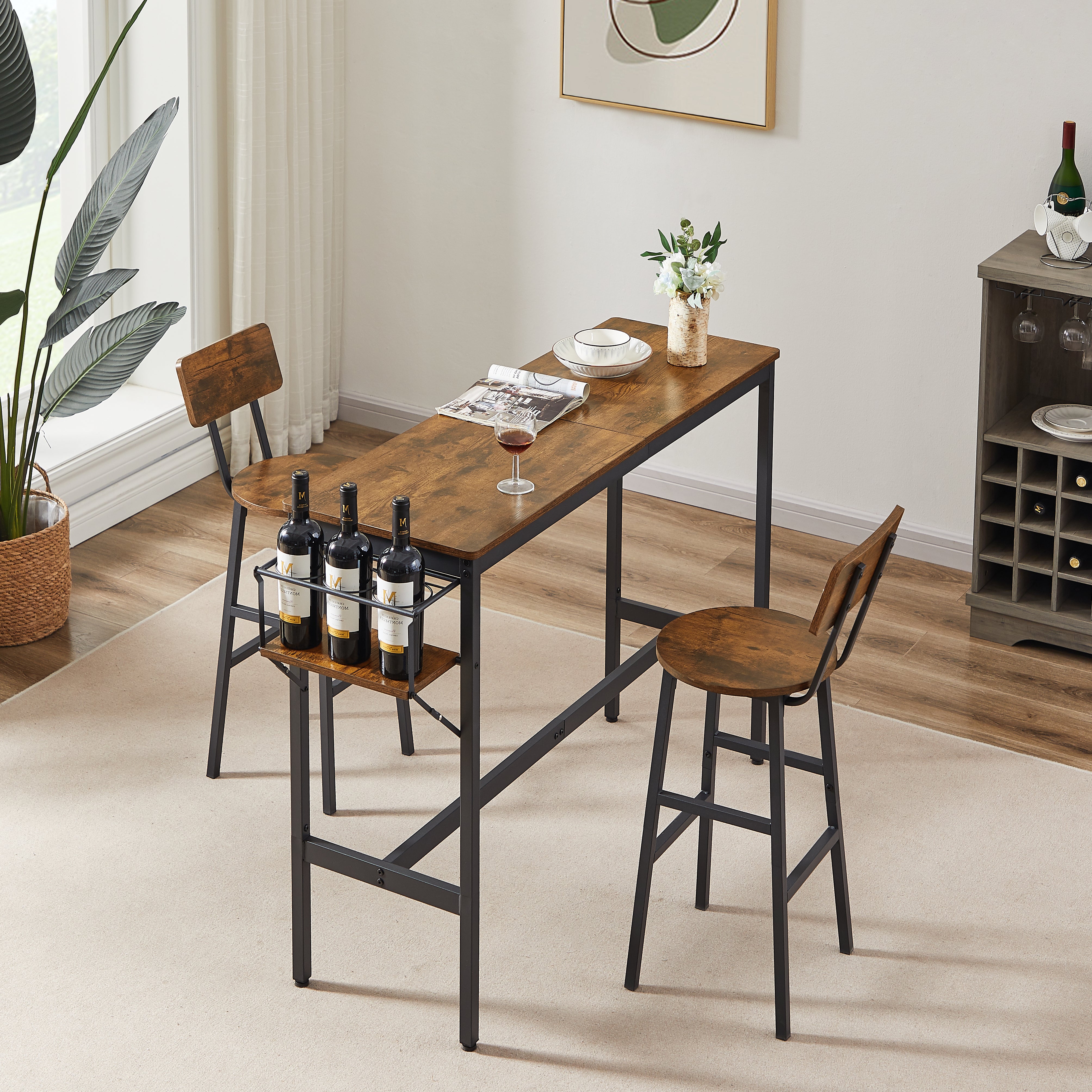 paproos Bar Table Set of 3