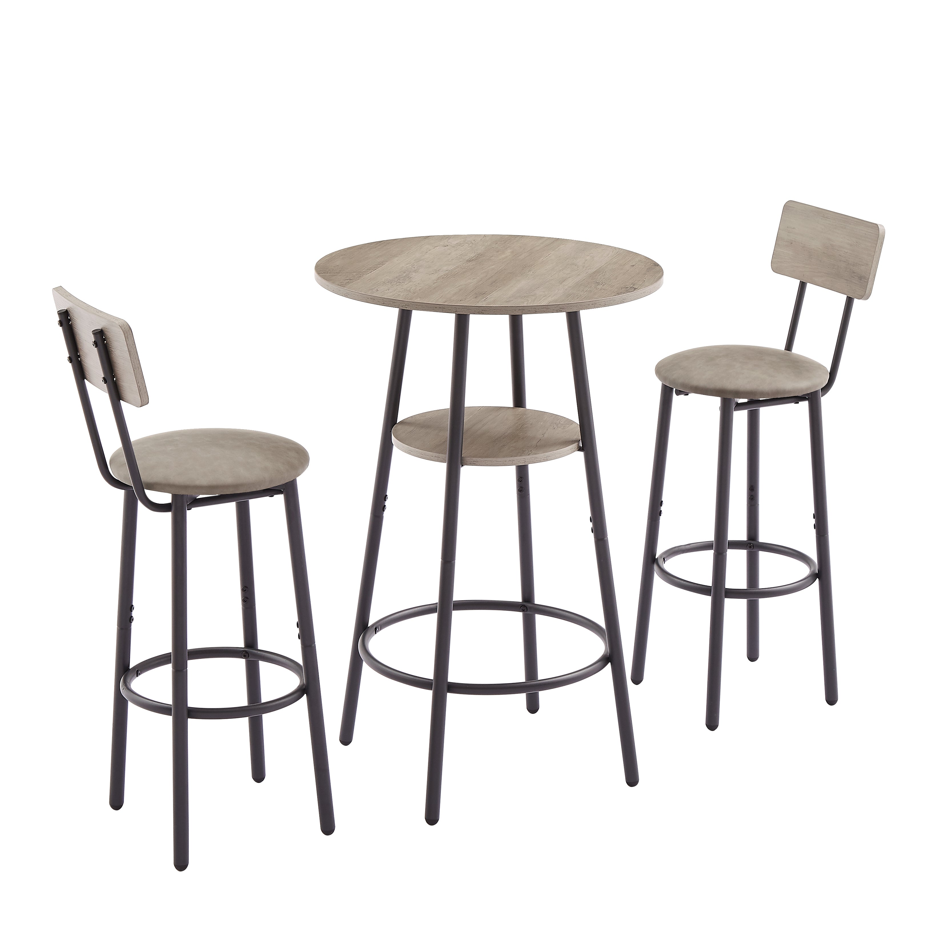 PAPROOS Bar Table Set for 2