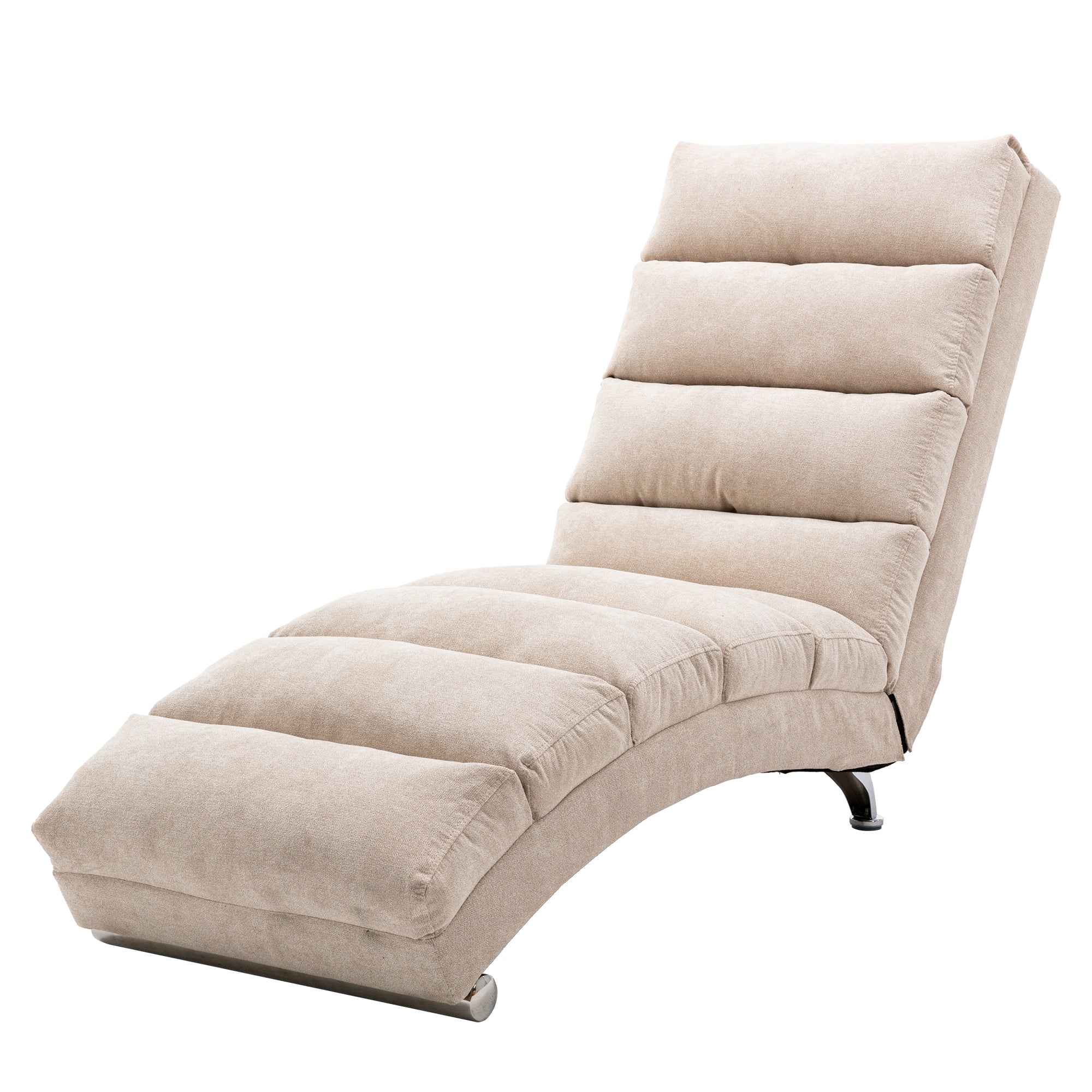 paproos Massage Chaise Lounge, Indoor Ergonomic Electric Massage Long Lounger with Remote Control, LJC