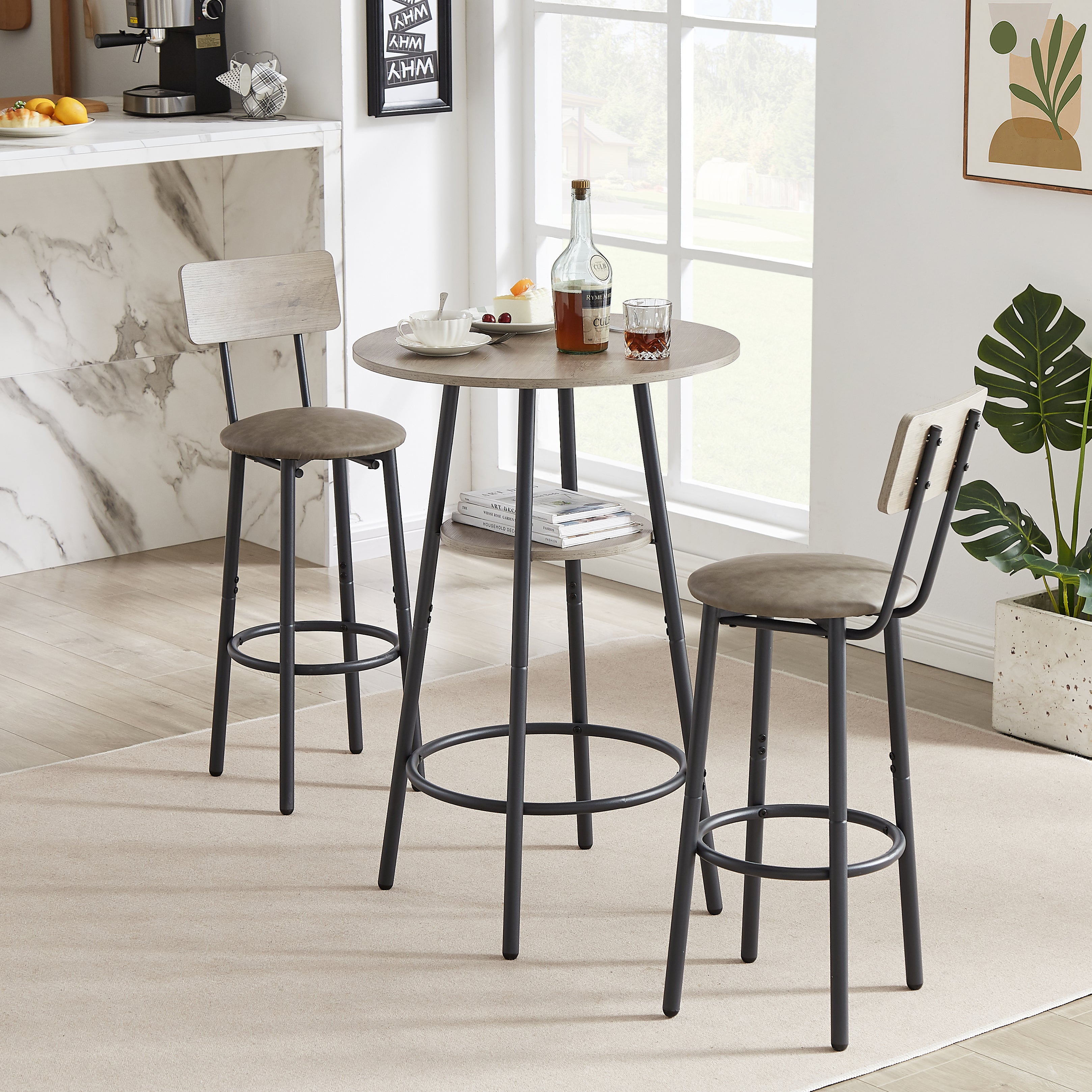 paproos Bar Table Set of 3