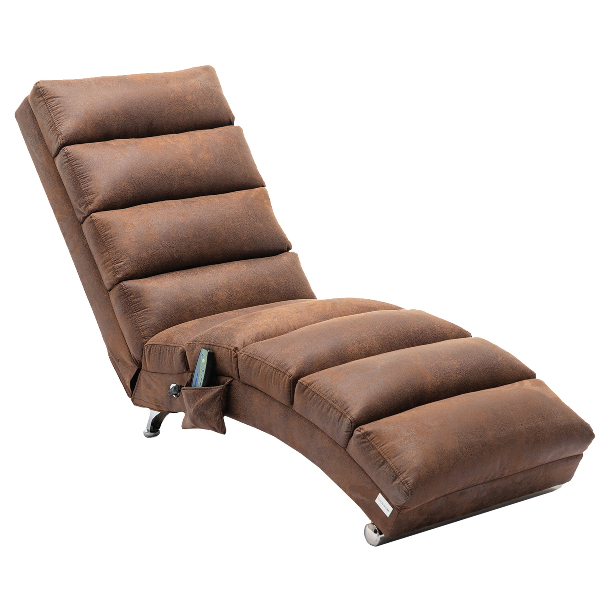 paproos Massage Chaise Lounge, Indoor Ergonomic Electric Massage Long Lounger with Remote Control, LJC