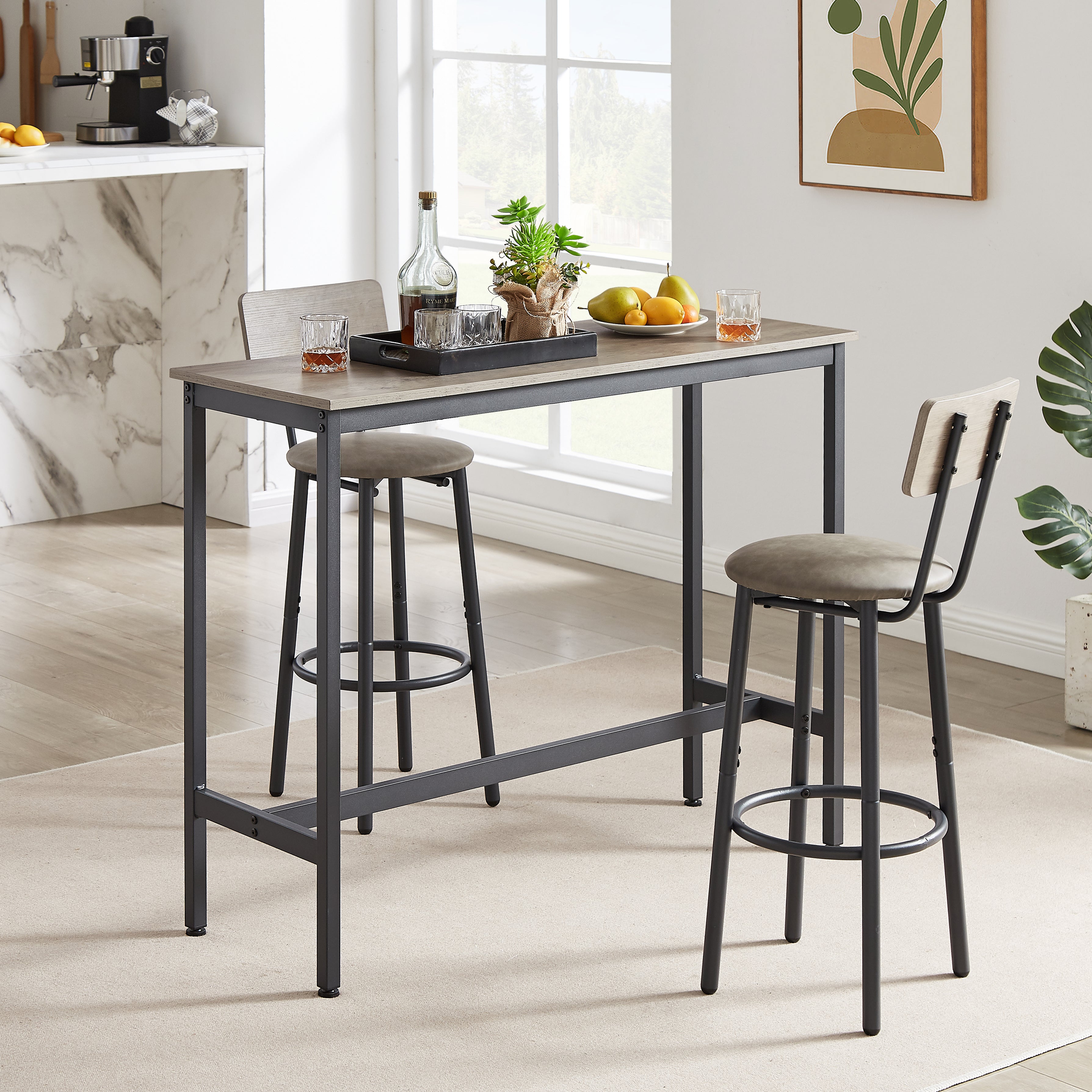 paproos Bar Table Set of 3
