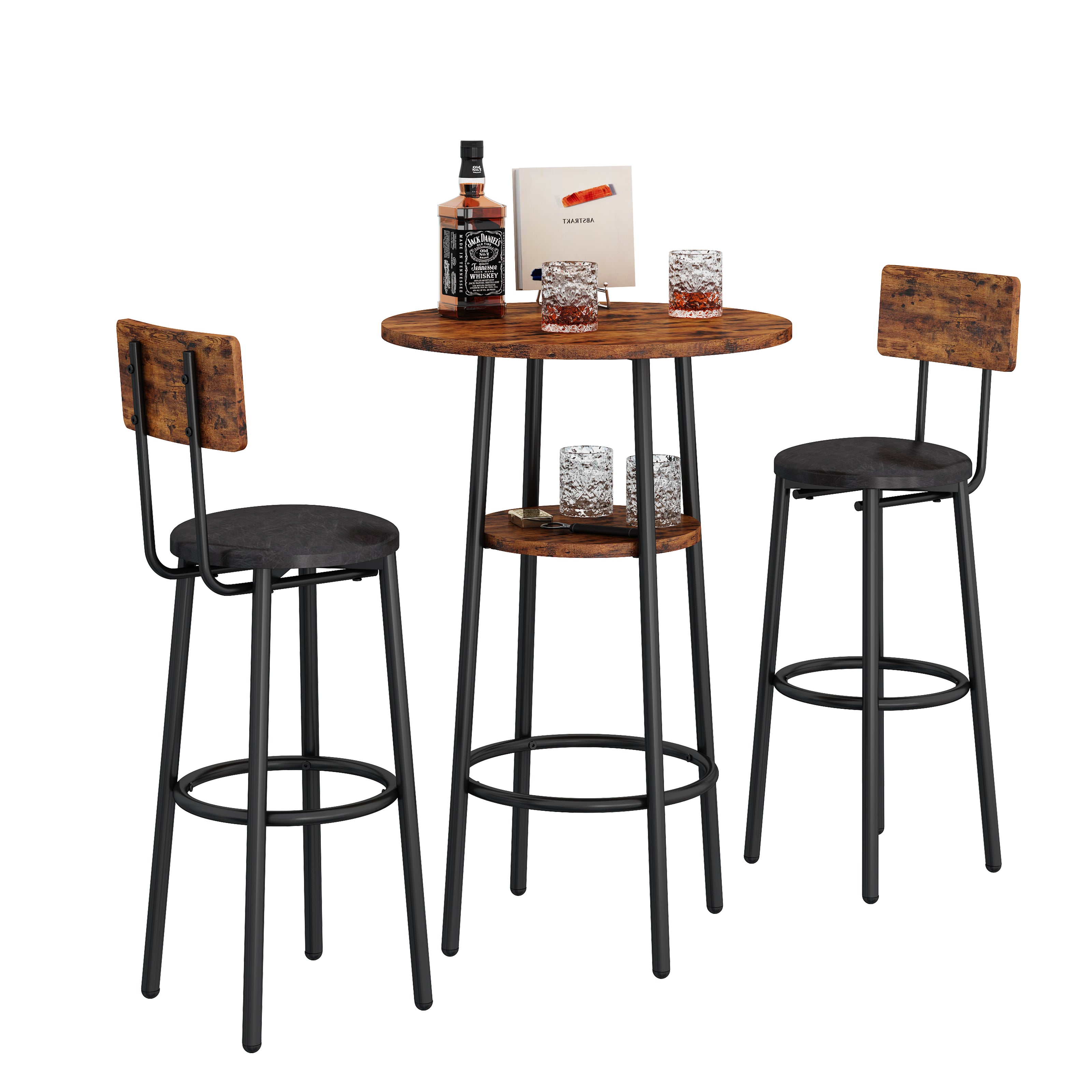 PAPROOS Bar Table Set for 2