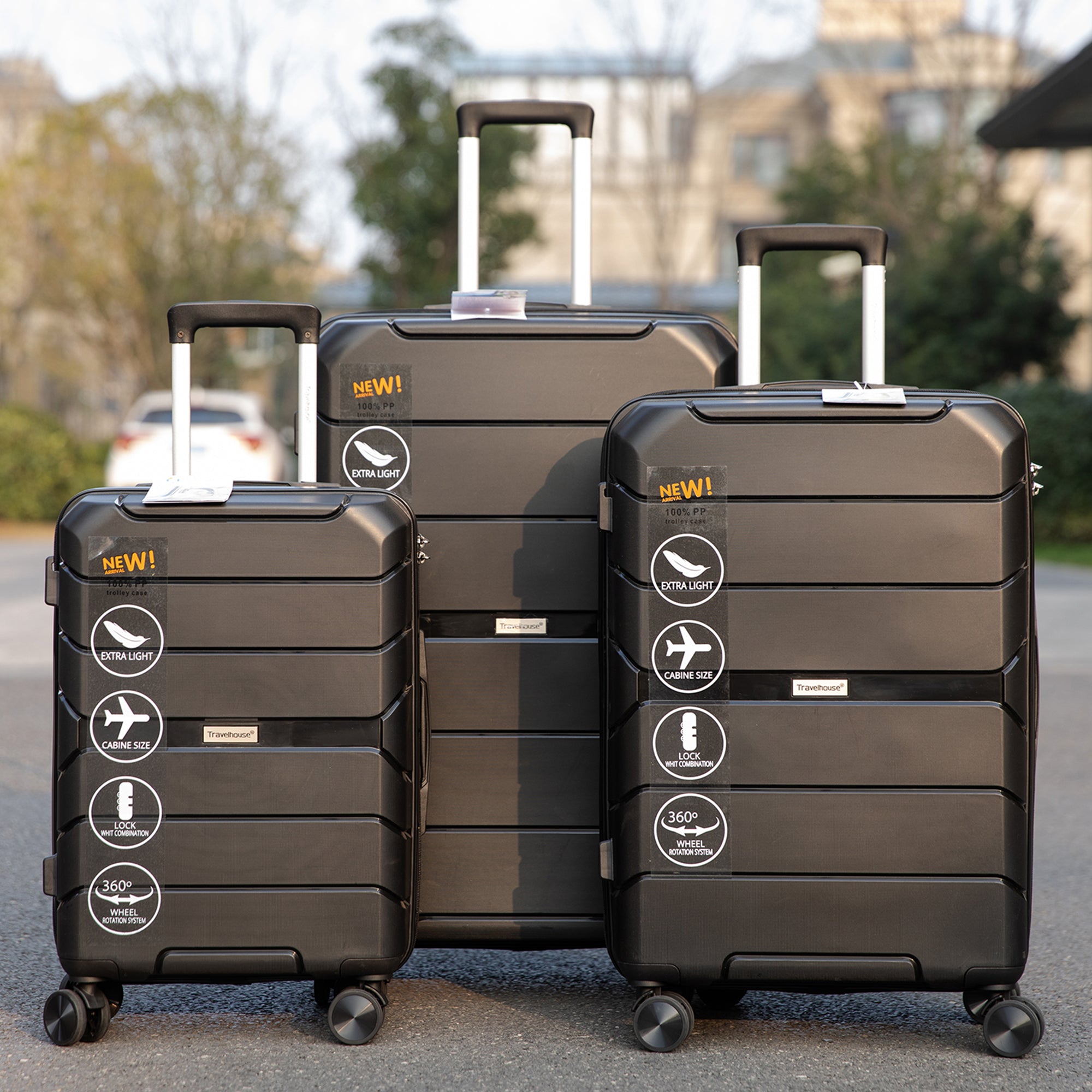 Paproos 3 PCS Luggage Set, LJC