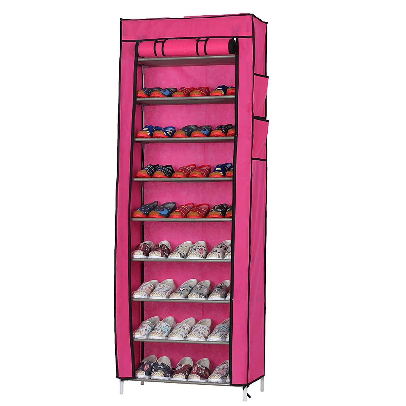 paproos Shoe Rack, 10 Tier Tall Shoe Rack