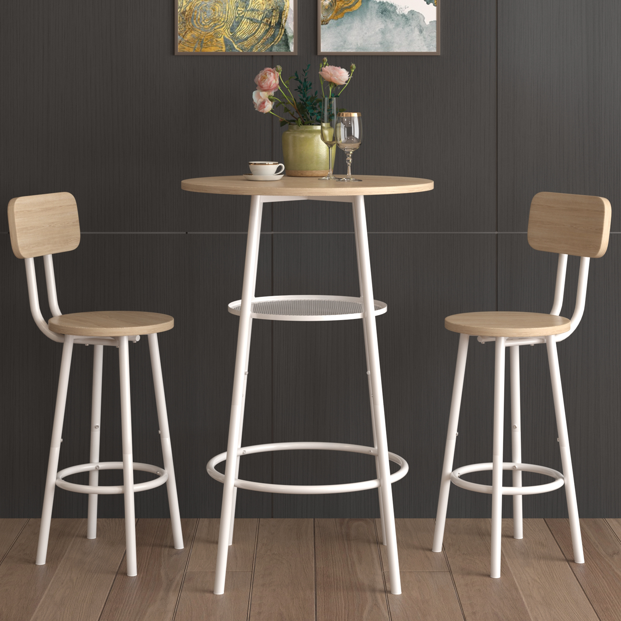 paproos Bar Table Set of 3