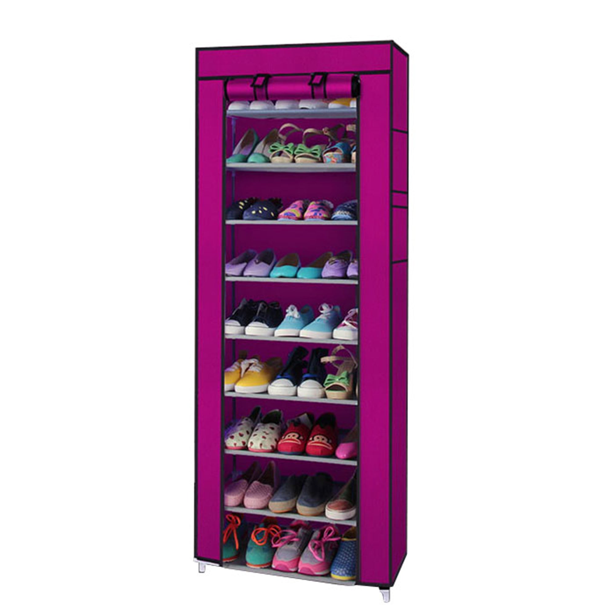 paproos Shoe Rack, 10 Tier Tall Shoe Rack