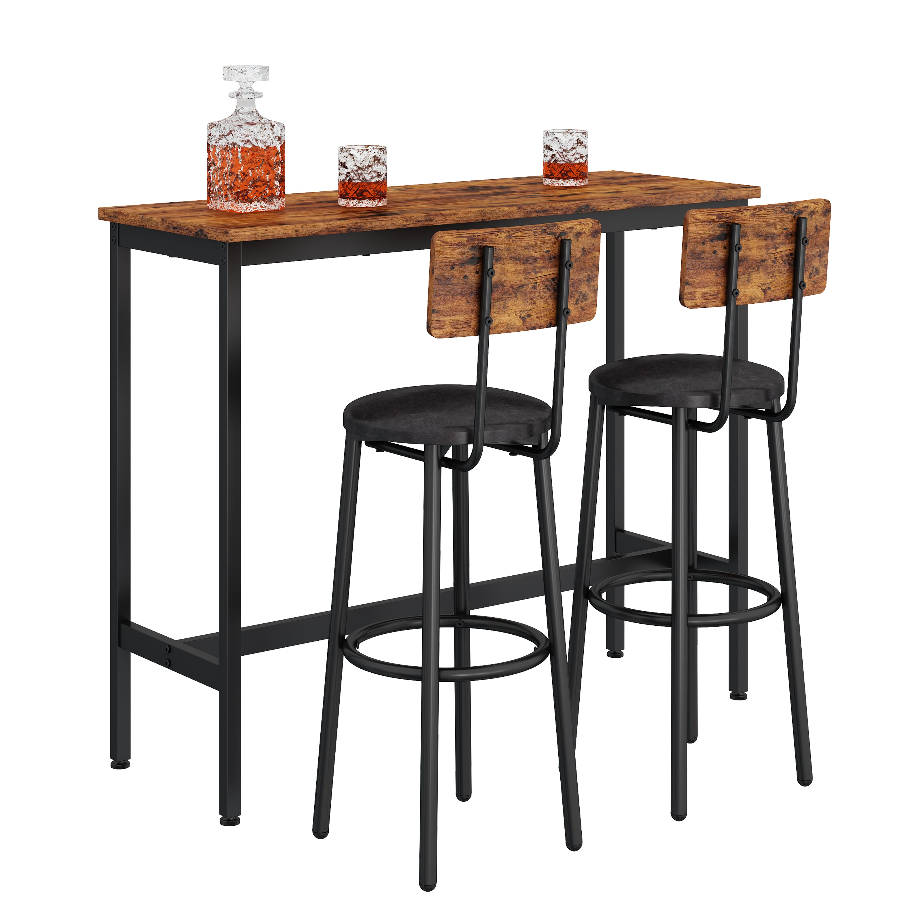 PAPROOS Bar Table Set for 2
