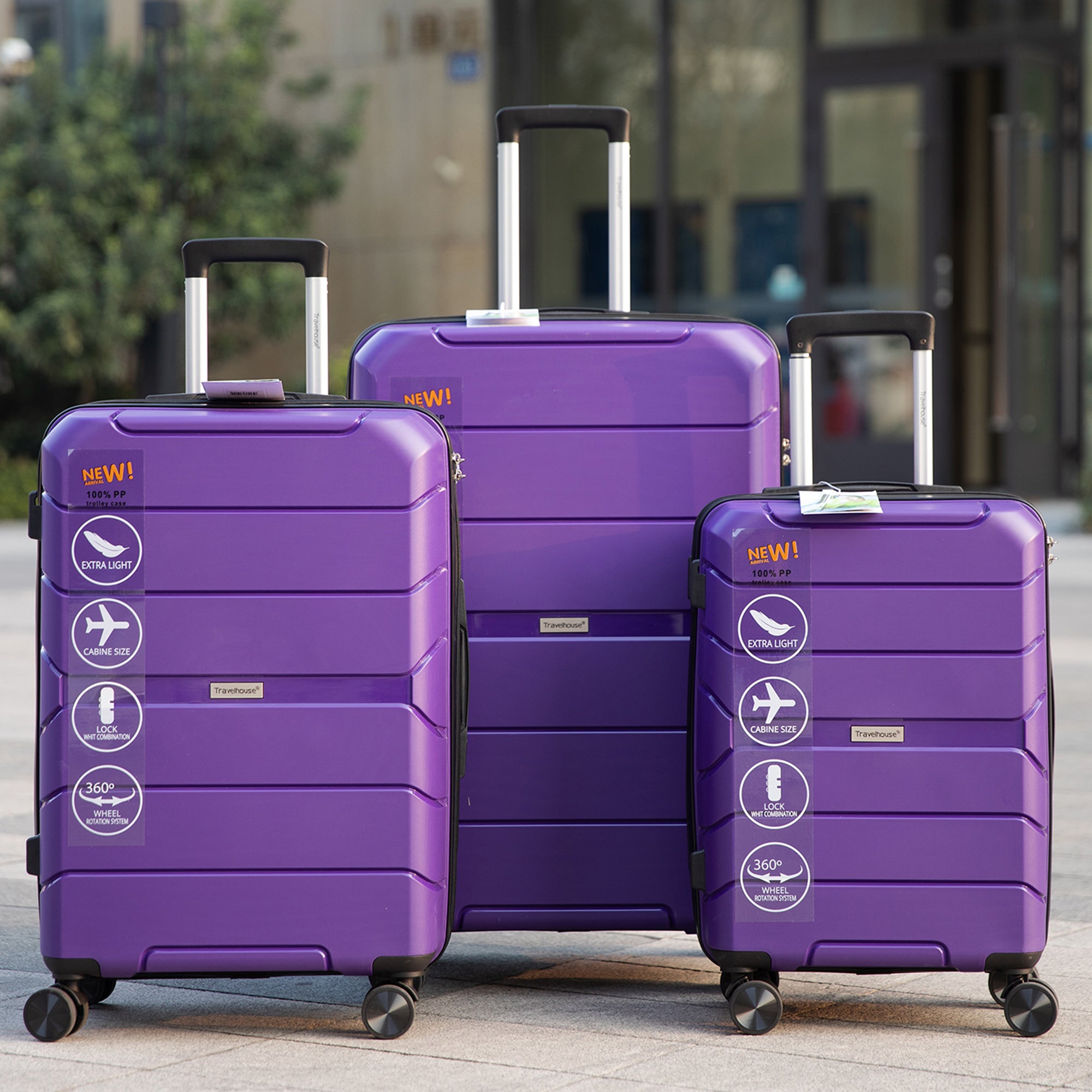 Paproos 3 PCS Luggage Set, LJC