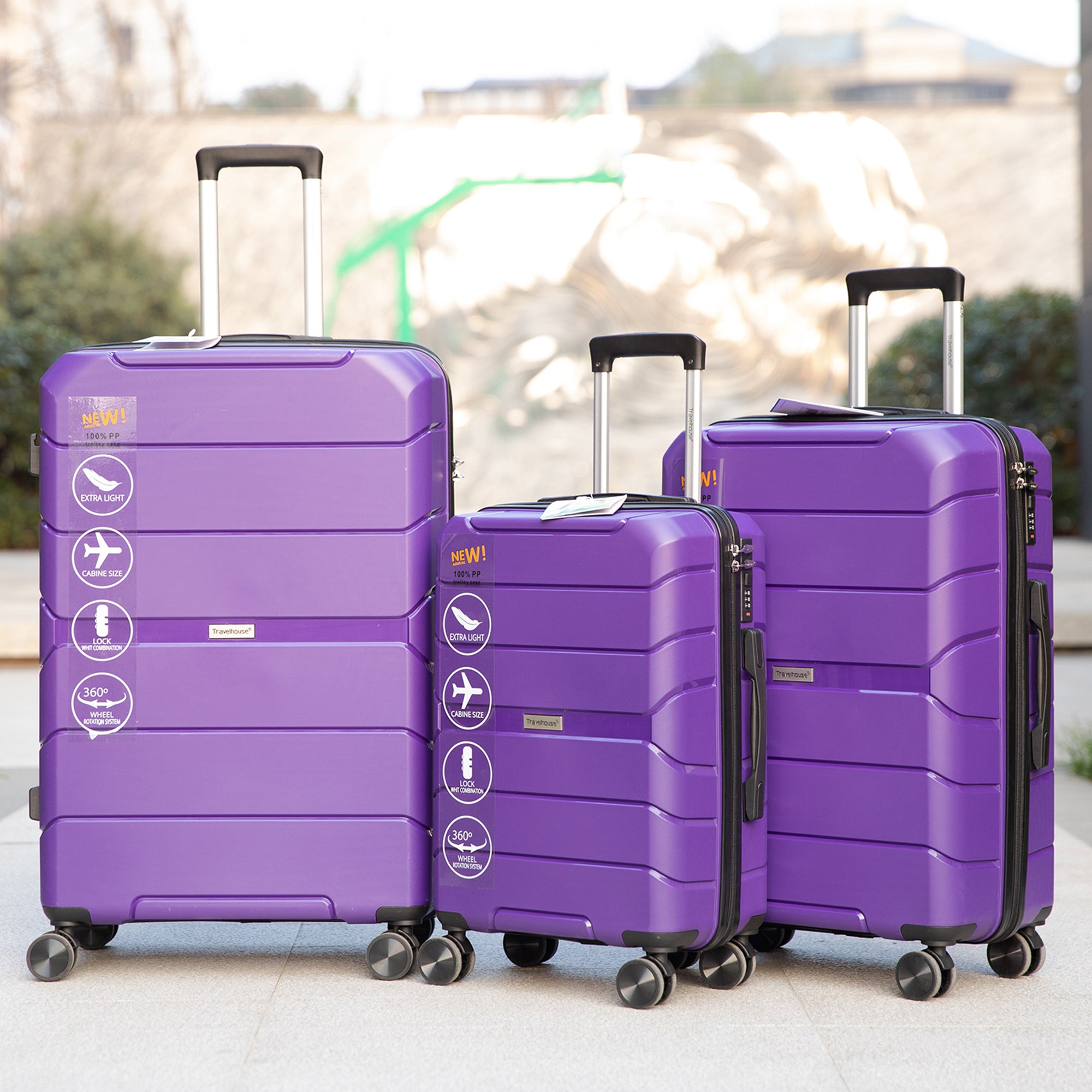Paproos 3 PCS Luggage Set, LJC