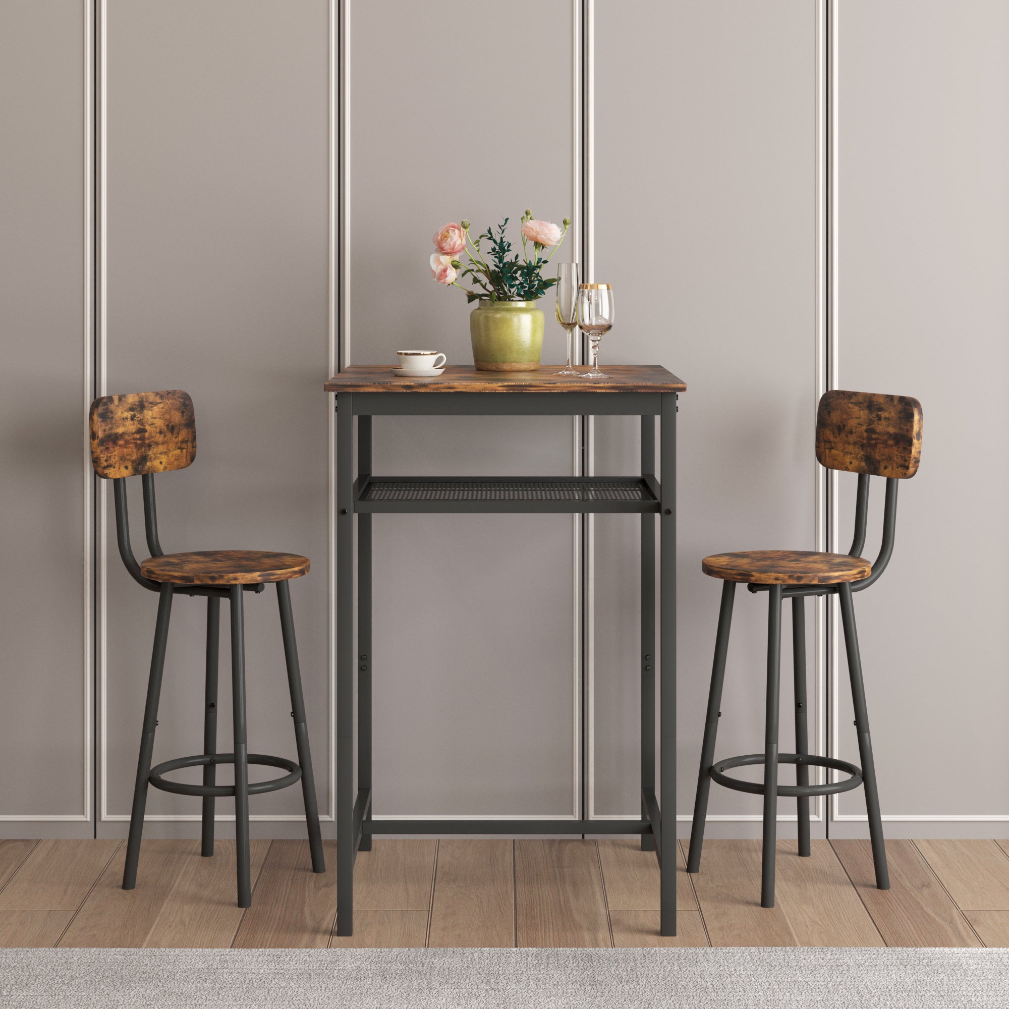 paproos Bar Table Set of 3